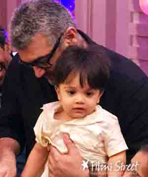 Ajith and his son Aadhvik